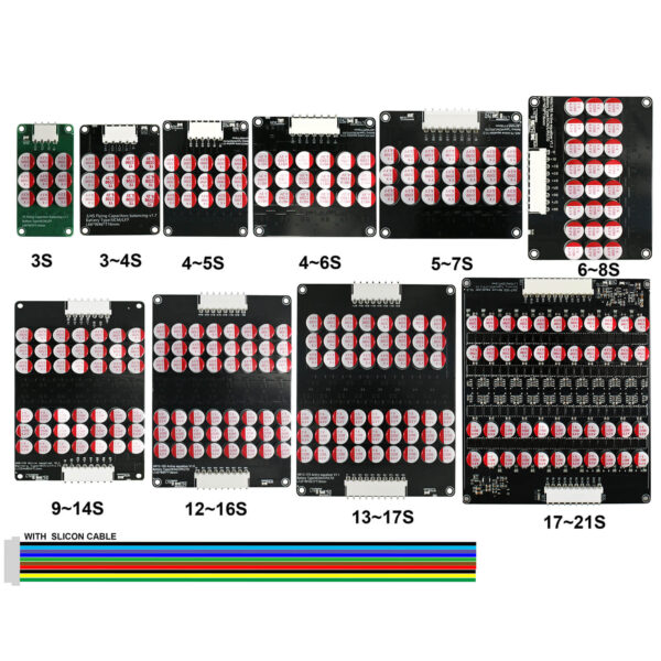 5A Capacitor Active Equalizer Balancer for LiFePo4 Li-ion Battery Packs